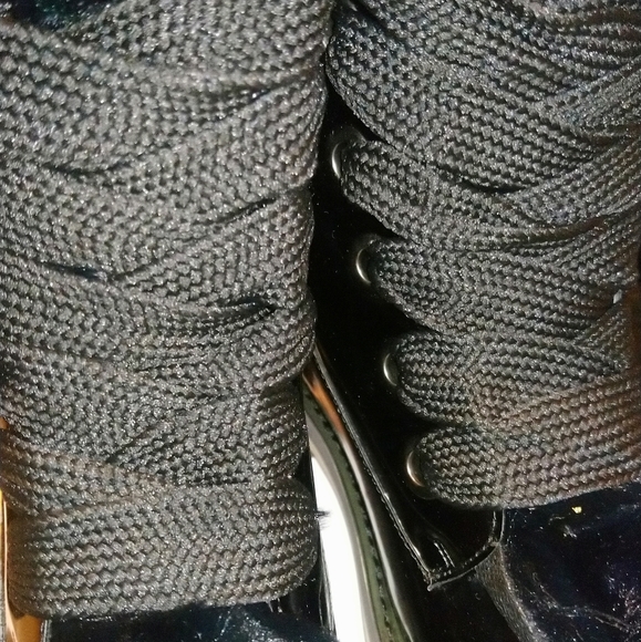 Fur combat boots - Picture 3 of 7